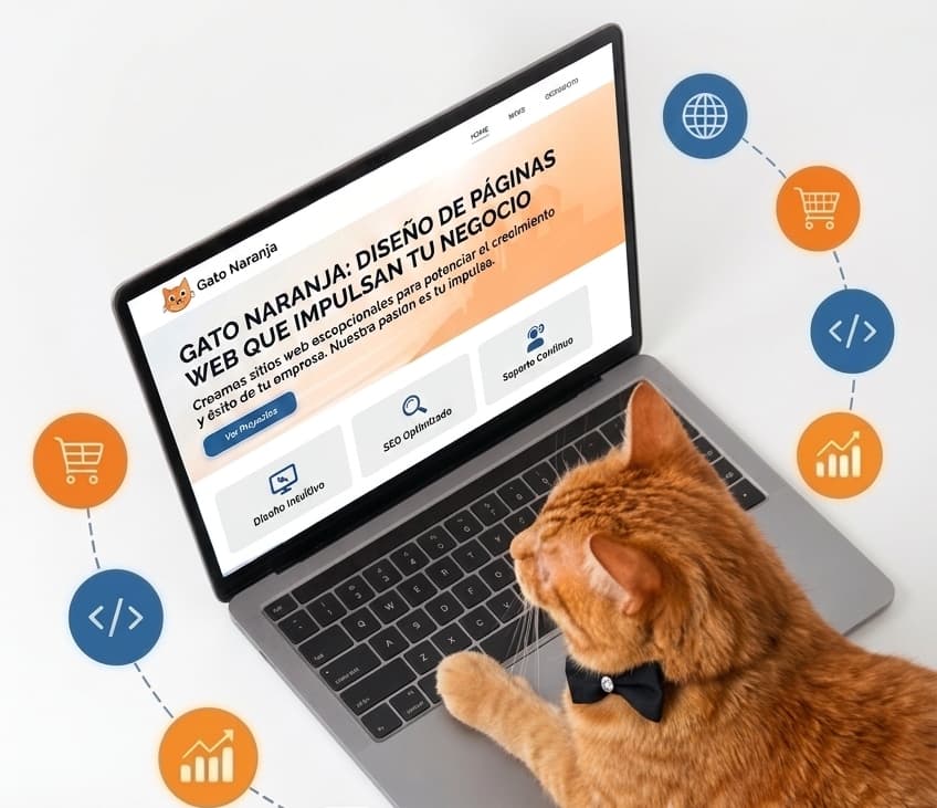 Diseño de páginas web profesional por Gato Naranja